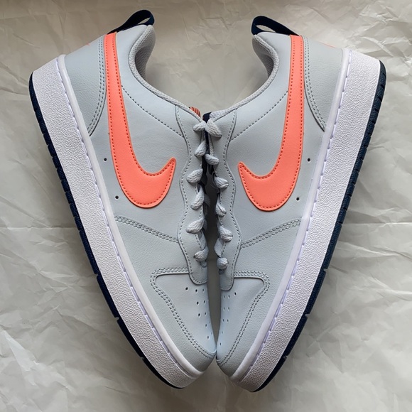 Nike court borough pure platinum shoes. Never worn. Brand new. Box has no lid - Picture 6 of 12